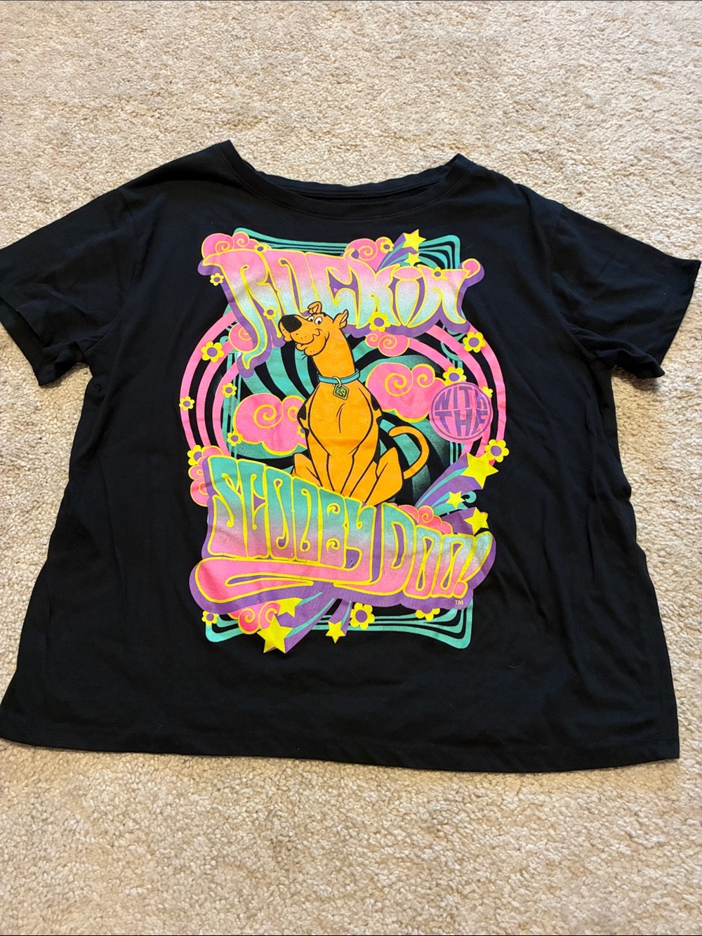 Scooby-Doo Graphic T-Shirt - Neon Print